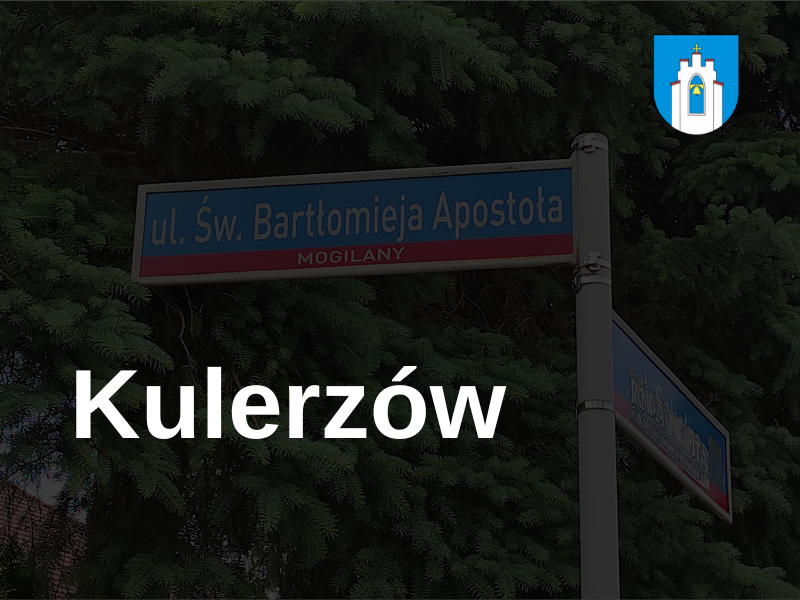 INFORMACJA O UDOSTĘPNIENIU DO PUBLICZNEGO WGLĄDU PROJEKTU PRZEBIEGU I NAZEWNICTWA ULIC W MIEJSCOWOŚCI KULERZÓW