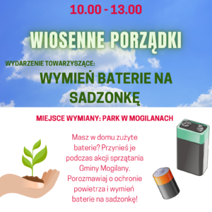 plakat wiosenne porządki