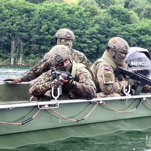 Saperzy podczas szkolenia