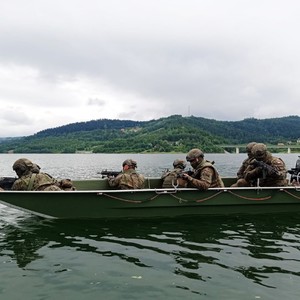 Saperzy podczas szkolenia