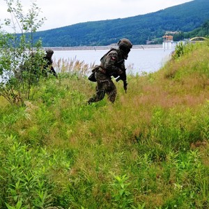 Saperzy podczas szkolenia