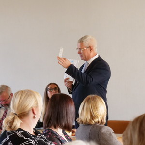 Nauczyciele uczestniczący w spotkaniu 