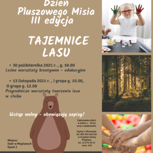 Dzień Pluszowego Misia III edycja – Tajemnice lasu