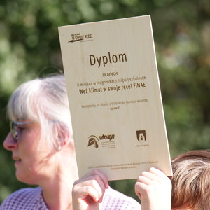dyplom na wydarzenia Weź klimat w swoje ręce 