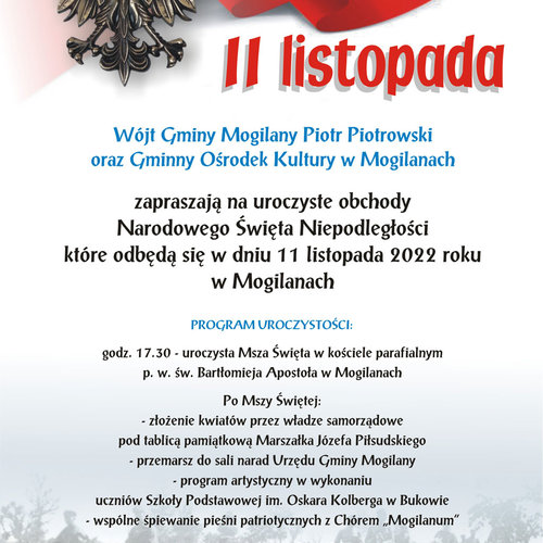 Obraz główny aktualności o tytule 11 listopada 