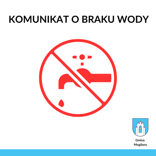 Obraz główny aktualności o tytule PRZERWA W DOSTAWIE WODY 22 stycznia 2025 roku. 