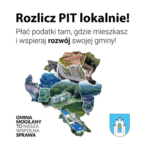 Obraz główny aktualności o tytule Płać podatki w Mogilanach 