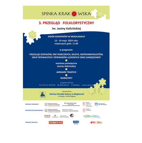 Obraz główny aktualności o tytule SPINKA KRAKOWSKA 