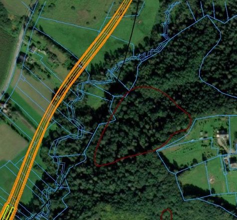 Obraz główny aktualności o tytule Zmodyfikowany plan trasy przebiegu linii kolejowej Kraków-Myślenice 