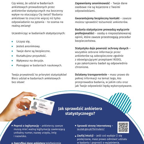 Obraz główny aktualności o tytule Ankieterzy GUS w Naszej Gminie 