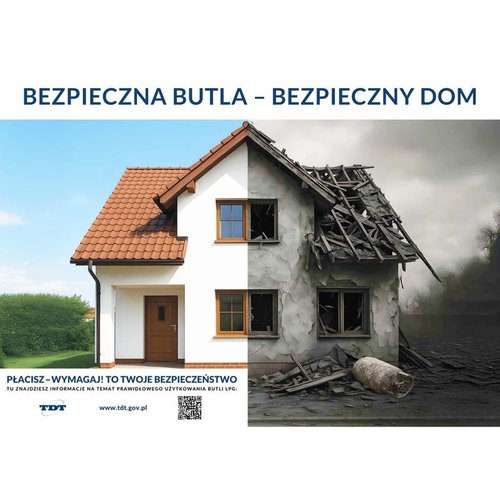 Obraz główny aktualności o tytule BEZPIECZNA BUTLA - BEZPIECZNY DOM 