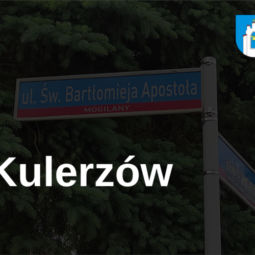 Obraz główny aktualności o tytule INFORMACJA O UDOSTĘPNIENIU DO PUBLICZNEGO WGLĄDU PROJEKTU PRZEBIEGU                             I NAZEWNICTWA ULIC W MIEJSCOWOŚCI KULERZÓW 