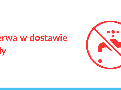 Obraz główny aktualności o tytule Planowana przerwa w dostawie wody – 29 kwietnia 2025 r 