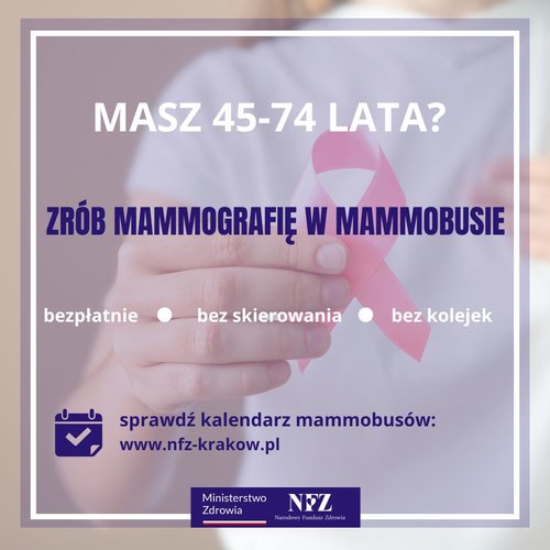 Obraz główny aktualności o tytule Zbadaj się w programie profilaktyki raka piersi 