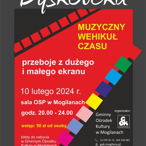 Obraz główny aktualności o tytule Dyskoteka 