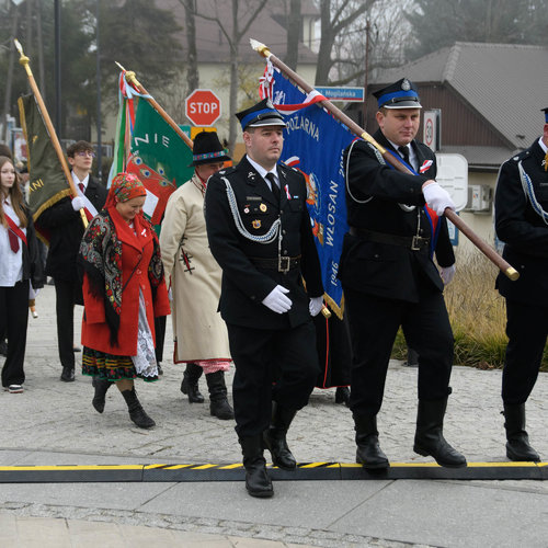 Obraz główny aktualności o tytule Uroczyste obchody Narodowego Święta Niepodległości w Gminie Mogilany 