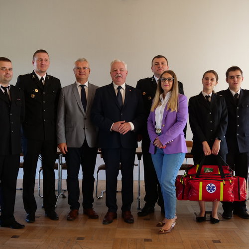 Obraz główny aktualności o tytule Wizyta Wiceministra Sportu i Turystyki Jacka Osucha 