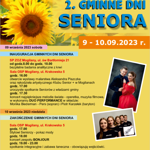 Obraz główny aktualności o tytule Gminne Dni Seniora 