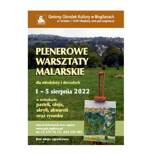 Obraz główny aktualności o tytule PLENEROWE WARSZTATY MALARSKIE 