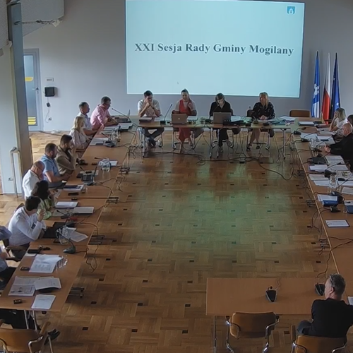 Obraz główny aktualności o tytule Za nami XXI Sesja Rady Gminy Mogilany 