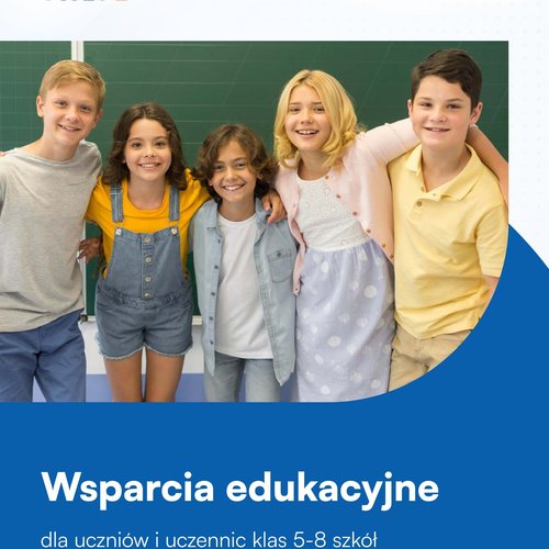 Obraz główny aktualności o tytule Wsparcie edukacyjne w postaci darmowych stypendiów dla uczniów w trudnej sytuacji materialnej 