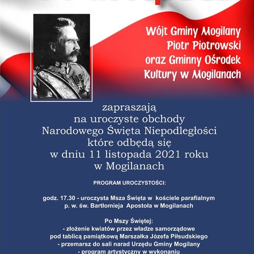 Obraz główny aktualności o tytule Uroczyste obchody Narodowego Święta Niepodległości 