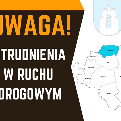 Obraz główny aktualności o tytule Od 21.11.2025 r. zmiana organizacji ruchu w Libertowie 