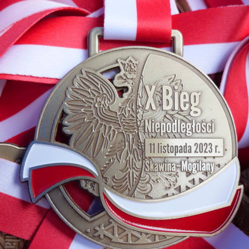 Obraz główny aktualności o tytule X Bieg Niepodległości Skawina – Mogilany 