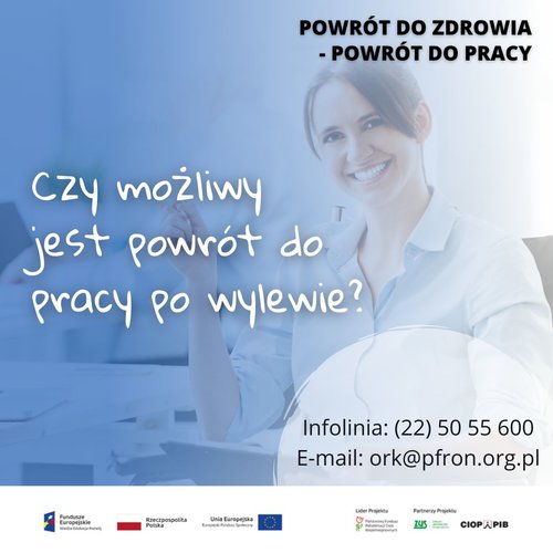 Obraz główny aktualności o tytule Komunikat skierowany jest do osób po wylewie 