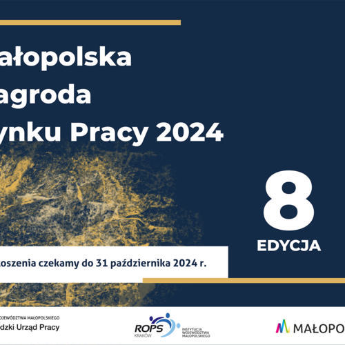 Obraz główny aktualności o tytule Małopolska Nagroda Rynku Pracy 2024 