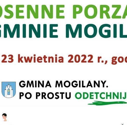 Obraz główny aktualności o tytule WIOSENNE SPRZĄTANIE W GMINIE MOGILANY – 23 KWIETNIA G. 10.00. DOŁĄCZ DO NAS! 