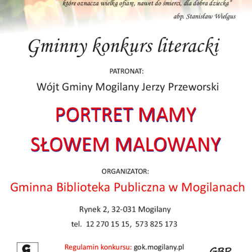 Obraz główny aktualności o tytule Gminny konkurs literacki 