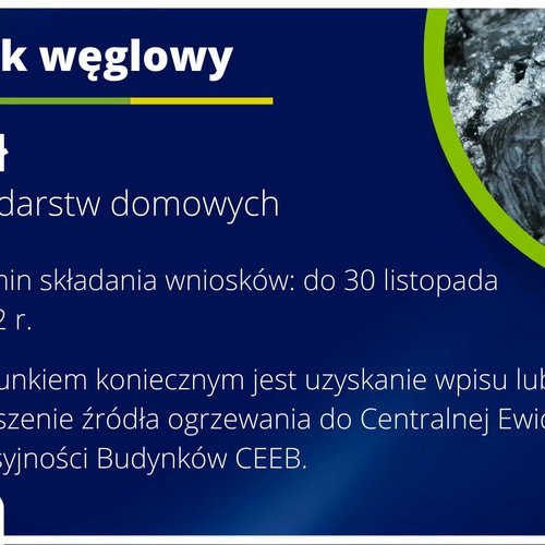 Obraz główny aktualności o tytule Dodatek węglowy 