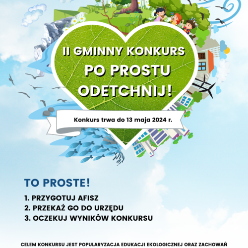 Obraz główny aktualności o tytule II Gminny Konkurs „Po prostu odetchnij!” 