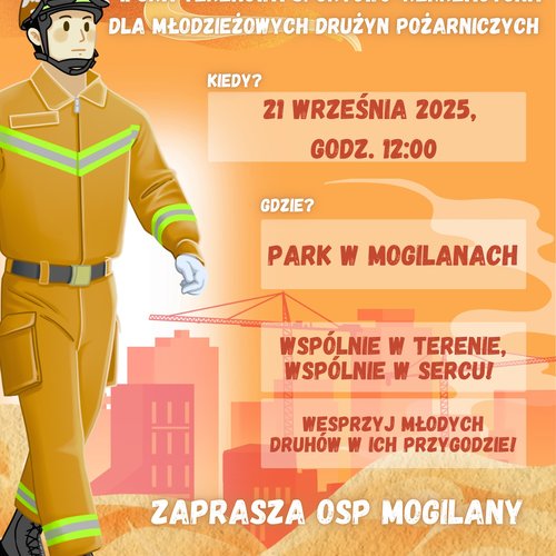 Obraz główny aktualności o tytule II gra terenowa sportowo-rekreacyjna dla Młodzieżowych Drużyn Pożarniczych 