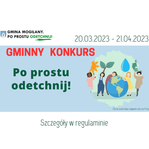 Obraz główny aktualności o tytule I Gminny Konkurs Po prostu odetchnij! 