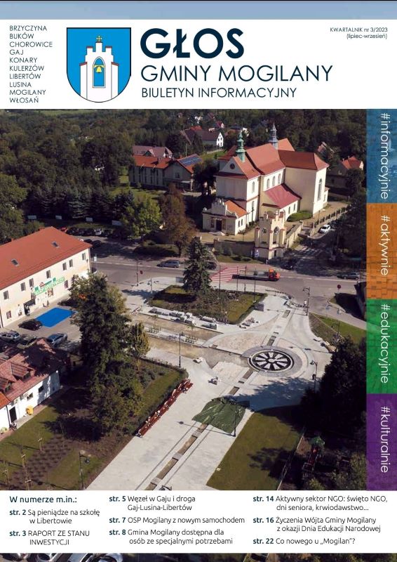 „Głos Gminy Mogilany” - nr 3/2023 (lipiec-sierpień)